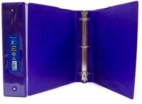 2'' CLEARVIEW RR BINDER- PURPLE