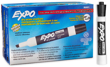 BLK. EXPO MRKR CHISEL TIP