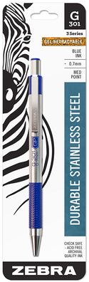 G-301 GEL RET. PEN- BLUE