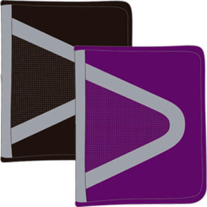 1.5'' ZIPPER BINDER- ASST COLORS