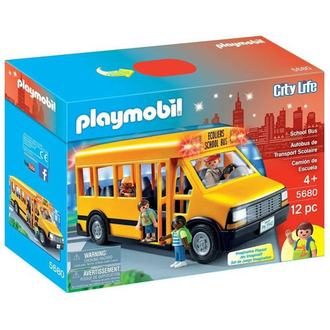 Playmobil City Life School Bus Set #5680