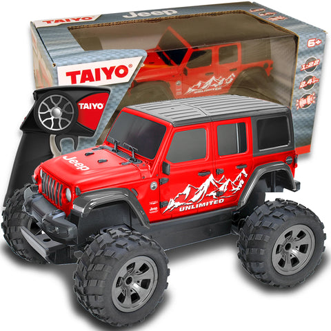 Taiyo Thin Air 7540 RC Jeep Rubicon Unlimited (Red)